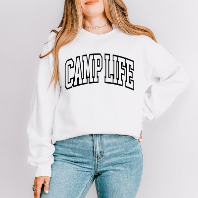 Simply Sage Market Camp Life Varsity Sweatshirt
