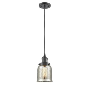 Bell - 1 Light Cord Hung Mini Pendant In Industrial Style-10 Inches Tall and 5 Inches Wide - 1 of 1