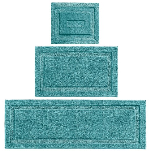 Teal deals bathroom rugs