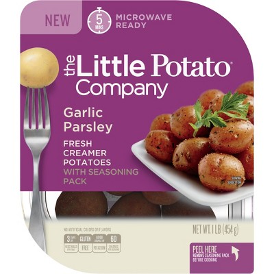 The Little Potato Company Gluten Free Garlic & Parsley Microwavable Vegan Potatoes - 1lb