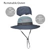 Solaris Cooling Hat Wide Brim Sun Hats Safari Boonie Fishing Cap , Removable Bucket Crown - image 4 of 4