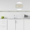 Unique Bargains Self Sticker Peony Pattern Wall Paper Border for Kitchen Bedroom Decor - 4 of 4