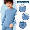 City Threads Boys USA-Made Soft & Cozy Thermal Long Johns 2-Piece Set - Warm Base Layer & Loungewear - 3 of 4