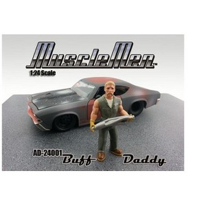 Musclemen Buff Daddy Figure For 1:24 Diecast Model Car by American Diorama - 1 of 3