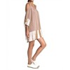 Women's Tie Dye Cold Shoulder Tunic Dress - KORI - 3 of 3