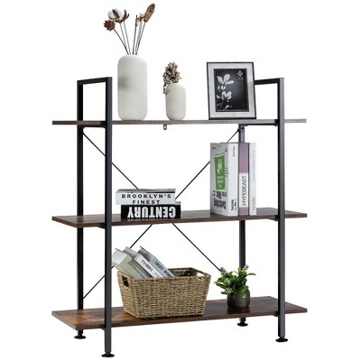 Rustic store bookshelf target