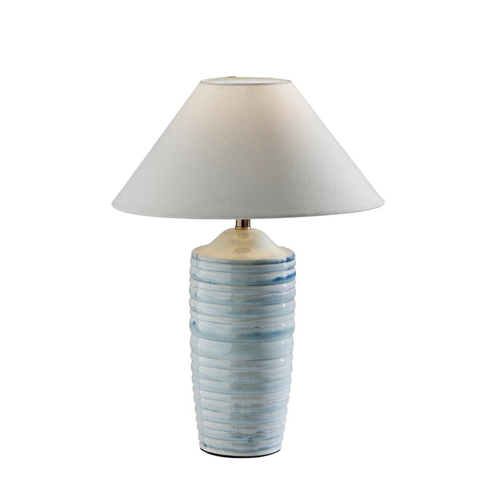 Photos - Floodlight / Street Light Adesso Catalina Table Lamp Blue 