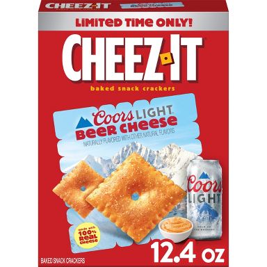 Cheez-It Beer Cheese Baked Snack Crackers - 12.4oz