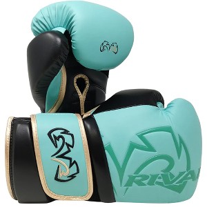 Rival Boxing RB80 Impulse Hook and Loop Bag Gloves - Aqua - 1 of 2