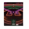 Continental Accessory Neon Lights Baseball Field Subject Notebook 80ct Wide Ruled, School Supplies - 3 of 3
