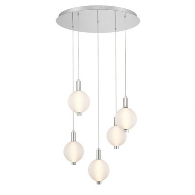 Eurofase Lighting Palmas 5 - Light Chandelier in  Nickel