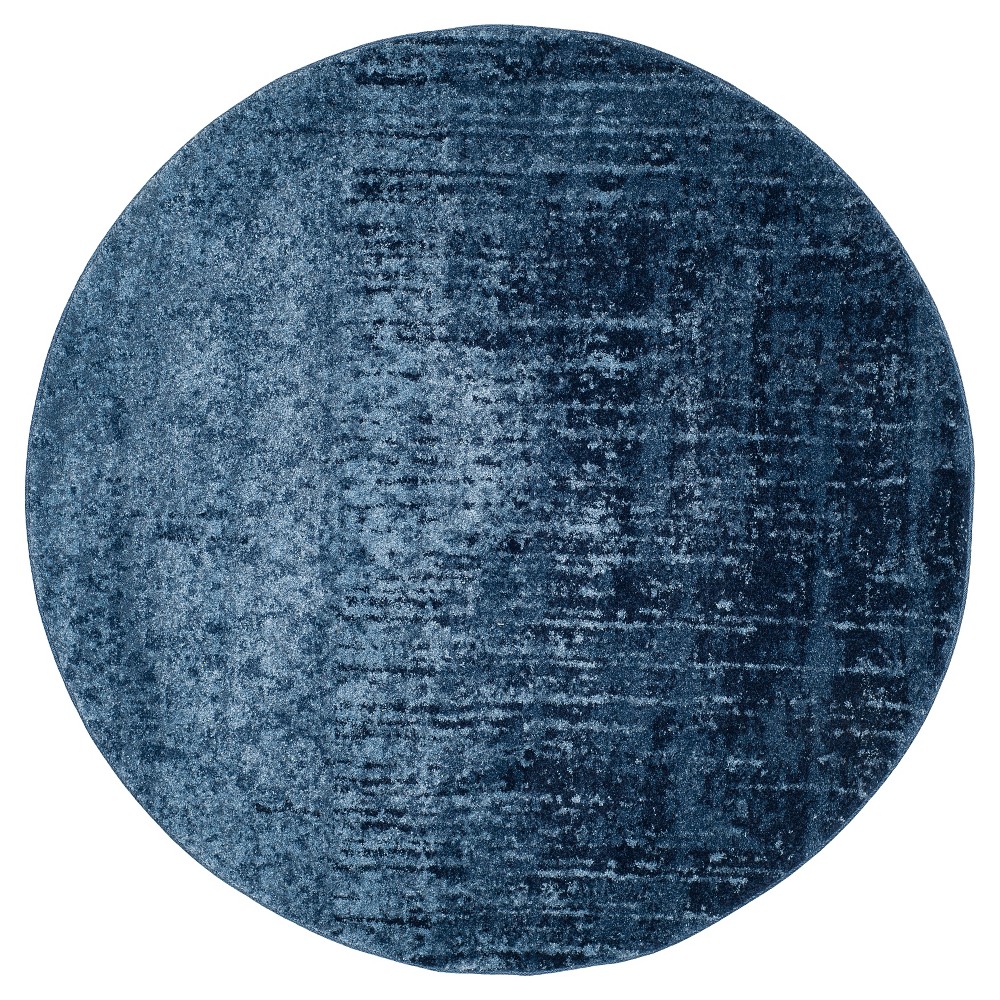 Jayden Area Rug - Light Blue / Blue ( 6' X 6' Round ) - Safavieh