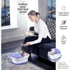 Foot Spa with Heat and Jets Includes A Remote Control A Pumice Stone Collapsible Foot Spa Massager with Massage Bubbles and Vibration MedicalKingUsa - 3 of 4