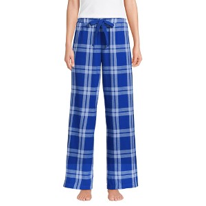 Lands' End Women's Print Flannel Pajama Pants - 1 of 3