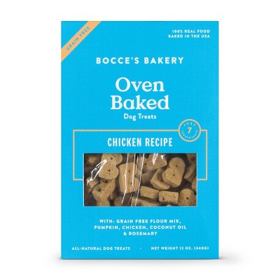 Bocce's Bakery Chicken Basic Grain-Free Dog Treats - 12oz