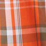 dark orange plaid