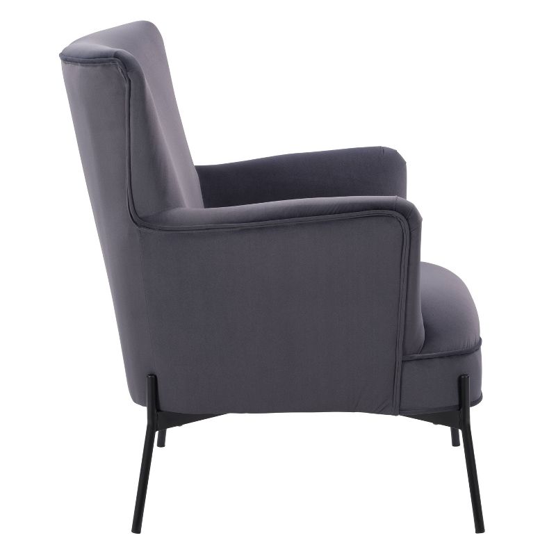 Elwood Wingback Accent Chair - CorLiving, 4 of 9
