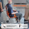 VEVOR EMS Stair Chair, 350 lbs Load Capacity, Foldable Aluminum Emergency Stair Climbing Wheelchair with 2 Wheels, Portable Stair Lift Chair - 3 of 4