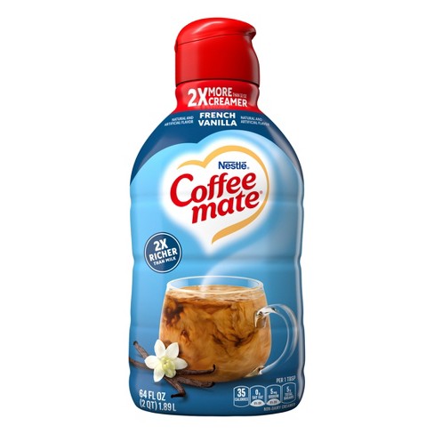 Coffee Mate French Vanilla Coffee Creamer - 64 Fl Oz (2qt) : Target