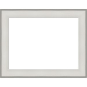 Amanti Art Imperial Silver Framed Dry Erase Magnetic Board - 1 of 4
