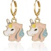 Hypoallergenic Girls' Earring Set: 10-20 Pairs of Charm Huggie Hoops - 2 of 4