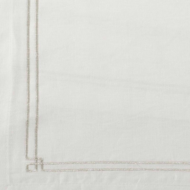 4pk Embroidered Design Placemat Ivory - Saro Lifestyle, 3 of 4