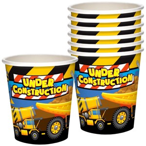 Treasures Gifted Construction Cups - Construction Party Supplies - 1 of 4