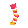 Colorful Wavy Stripe Pattern Socks (Women's Sizes, Adult Medium) from the Sock Panda - 3 of 4
