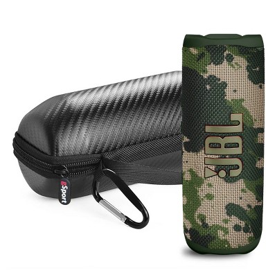 JBL Flip 6 Waterproof Portable Speaker with gSport Carbon Fiber Case