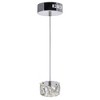 CWI Lighting Milan LED Mini Pendant With Chrome Finish - 3 of 4