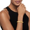 Ross-Simons 0.15 ct. t.w. Black and White Diamond Bumblebee Bangle Bracelet in 18kt Gold Over Sterling - 2 of 3