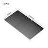 Unique Bargains Stainless Steel DIY Laser Printing Office Engraving Blank Card 15 Pcs - 2 of 4