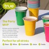True Bright Party Cups, Disposable Cups, Drink Cups for Cocktails and Beer, 16 Ounce Capacity, Plastic, Multicolor, Set of 24 - 4 of 4