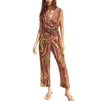 Women's Night Buckle Detail Jumpsuit - DRESS FORUM
