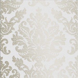 Antique Vieux Cream Neutral Damask Paste the Wall Wallpaper - 1 of 4