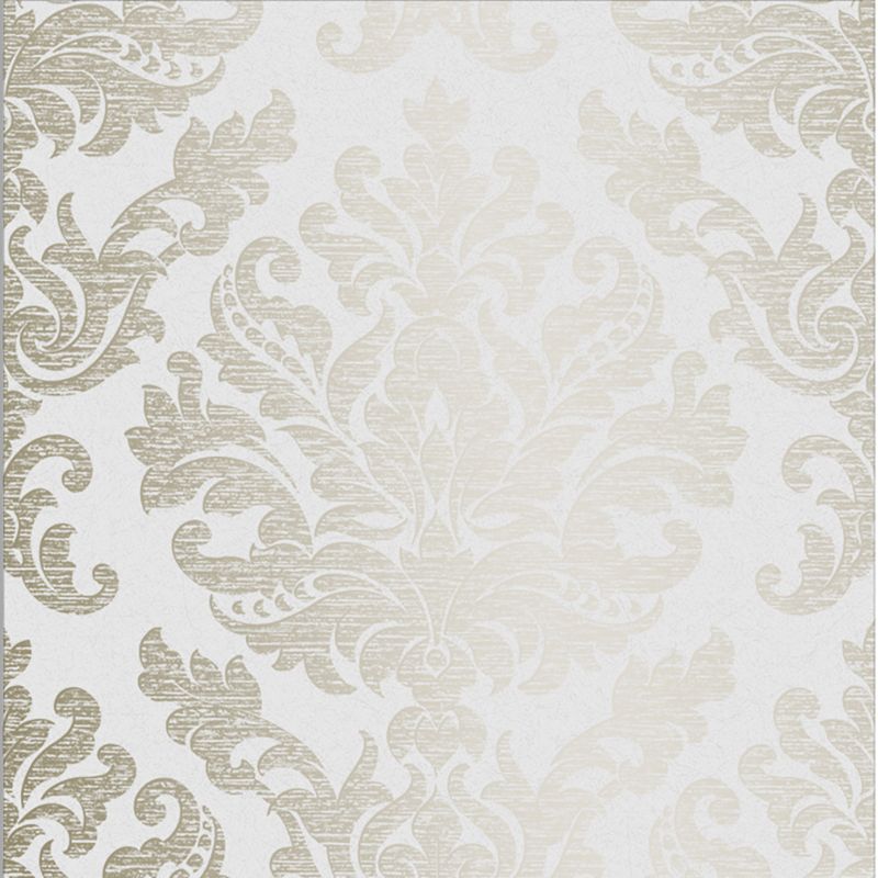 Antique Vieux Cream Neutral Damask Paste the Wall Wallpaper, 1 of 5