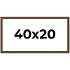 PosterPalooza | Panoramic Sculpted Gold Picture Frame - UV Acrylic, Foam Board Backing, Hanging Hardware - 2 of 4