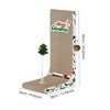 2-Piece Christmas L-Shaped 3D Cat Scratching Post, 23.6-inch L-Shaped Cat Scratching Post with Ball Toy - 2 of 4