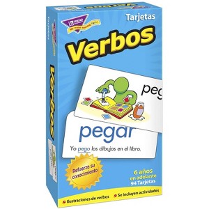 XTREND Enterprises: Verbos (Spanish Action Words) Skill Drill Flash Cards - Set of 94 cards - 1 of 4