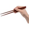 Heim Concept 5 Pair Organic Fancy Hardwood Japanese Reusable Wood Chopsticks - 4 of 4