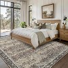 Soft Vintage Boho Rug for Living Room, Washable and Non-Shedding, Non-Slip Low Pile Floor Carpet, Ideal for Bedroom and Dining Room. - 3 of 4