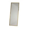 Okak 77*27.5IN Rectangular Full Body Mirror with Stainless Steel Frame, Floor Mirror with Hanging Holes, Wall Mirror for Living Room, Bedroom, Gold - 4 of 4