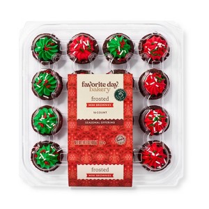 Christmas Mini Brownie Platter - 14oz/16ct - Favorite Day™ - 1 of 3