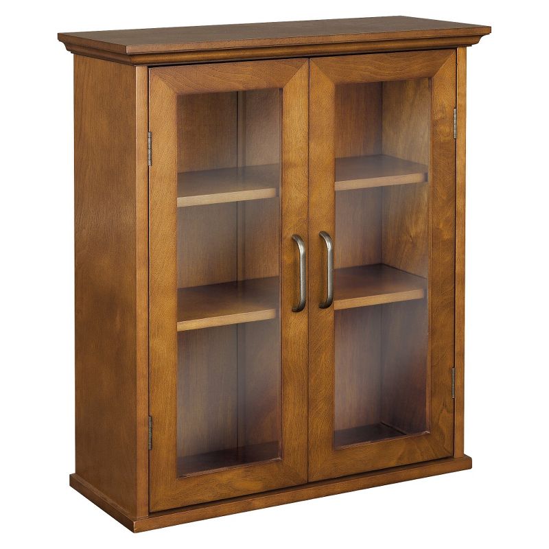 Avery Wall Cabinet Oil Oak Brown - Elegant Home Fashions, 4 of 14