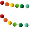 Carson Dellosa Education Rainbow Pom-Pom Garland, 2 Per Pack, 3 Packs - 3 of 3