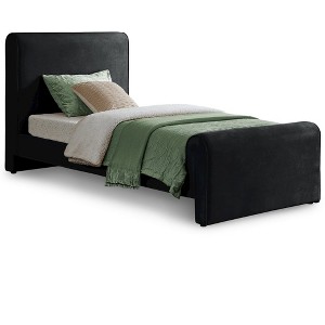 Meridian Furniture,Sloan Velvet Bed - 1 of 4
