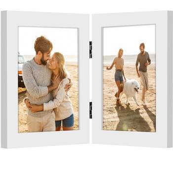 Americanflat Hinged Picture Frame for 2 Photos