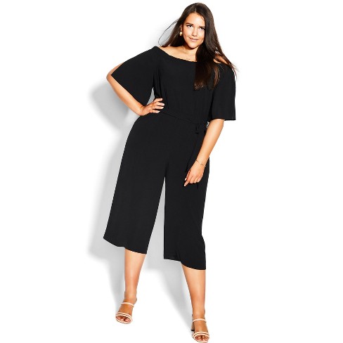 Target black jumpsuit store plus size