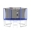 Whisen 14FT Recreational Trampoline with Safety Enclosure for Outdoor/Indoor Sports, 5 W-Legs - 4 of 4