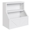 Kids Bookshelf and Toy Storage, 2 Tier Toy Organizer with Storage Cabinet, Toddler 2 Shelf Bookcase for Playroom, Bedroom, Living Room, Classroom - 2 of 4